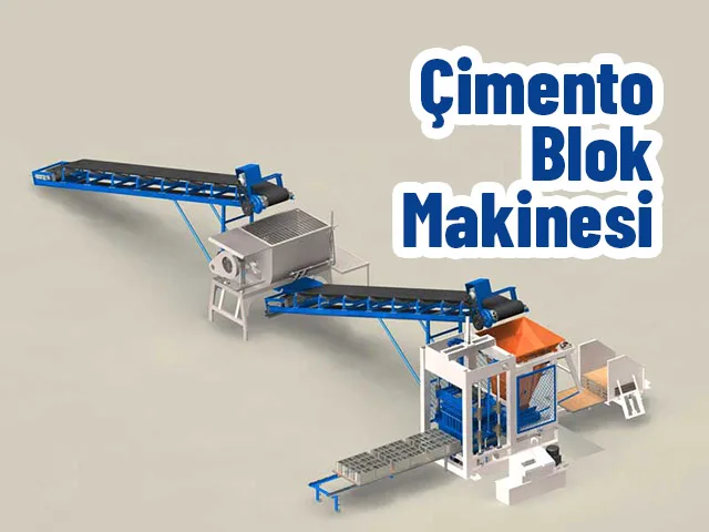 Çimento Blok Yapım Makinesi