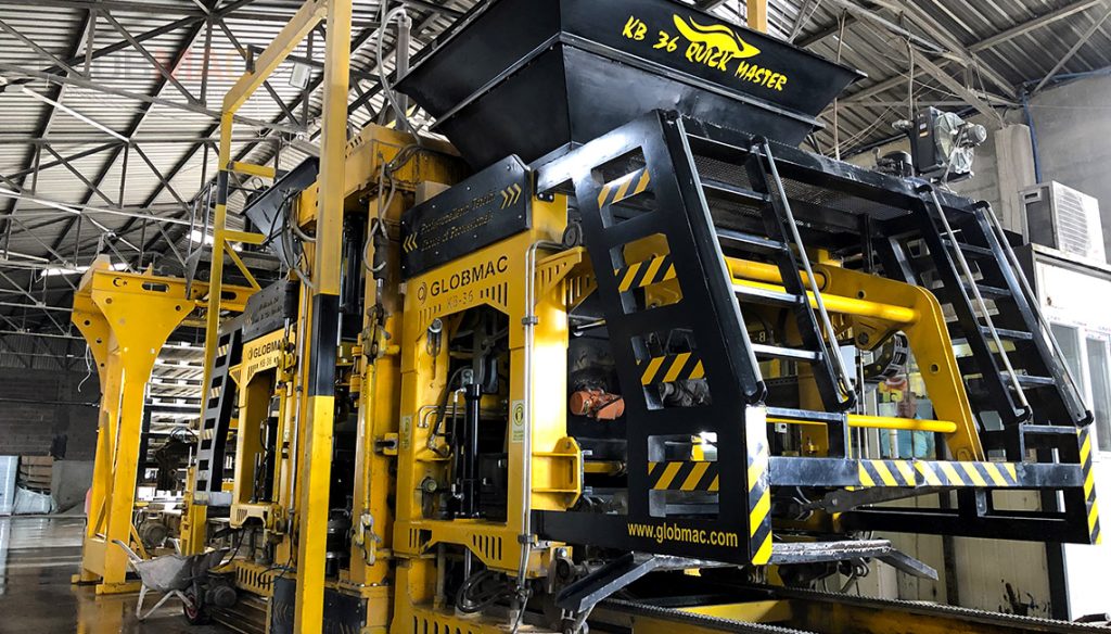 KB 36 QUICK MASTER Full Automatic Concrete Parquet and Block Production Plant