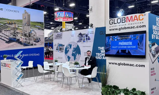 WORLD OF CONCRETE 2026’da GLOBMAC A.Ş.’den Global Teknoloji Vizyonu